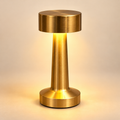 Rechargeable LED Table Lamp – Premium Gold Finish