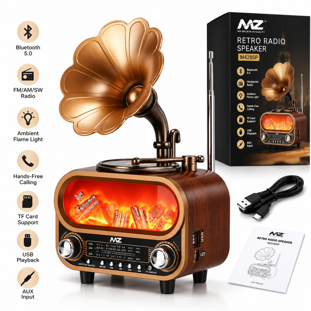 MZ M428SP Retro Bluetooth Speaker