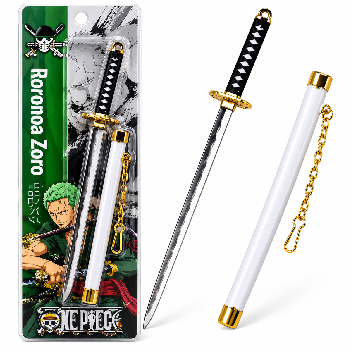 Roronoa Zoro Mini Katana Keychain – Anime Gift