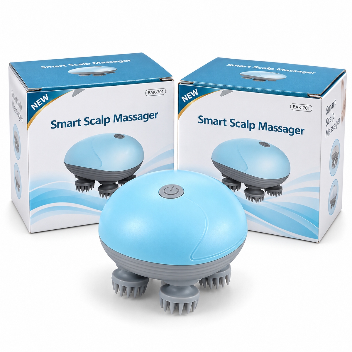 Smart Scalp Massager – Rechargeable Electric Head & Scalp Massage Brush