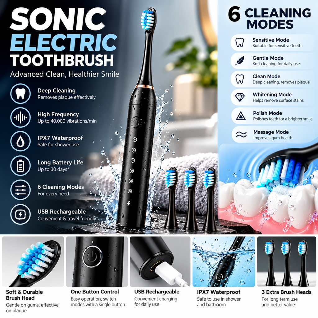 Sonic Electric Toothbrush